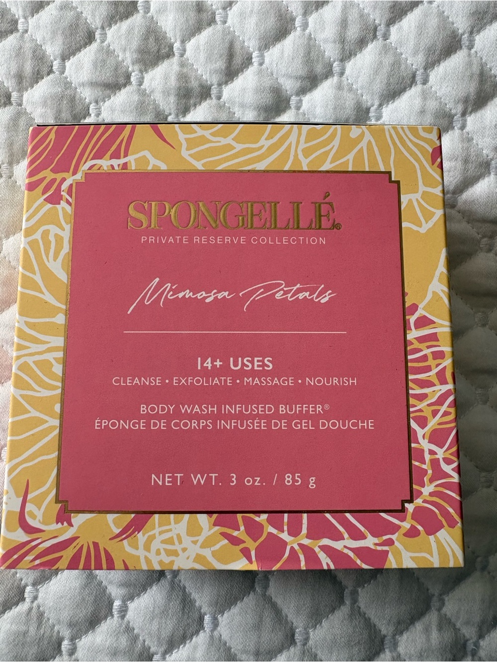 Spongelle Mimosa Petals Body Wash Infused Buffer